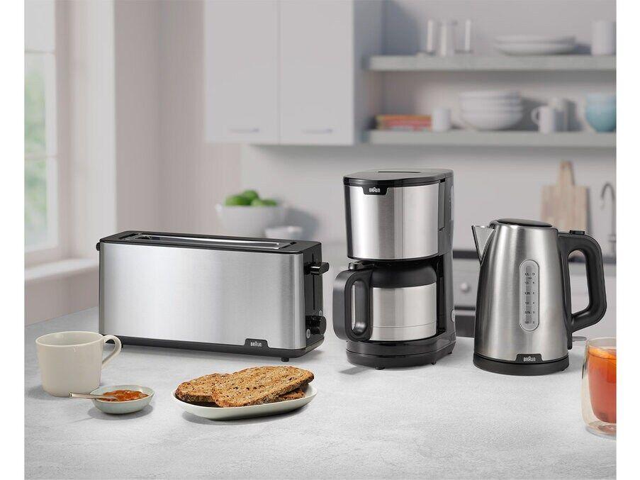 Torradeira BRAUN HT 1610 8 (1030 W - Plástico, Aço inoxidável - Preto e Inox), miniatura 5
