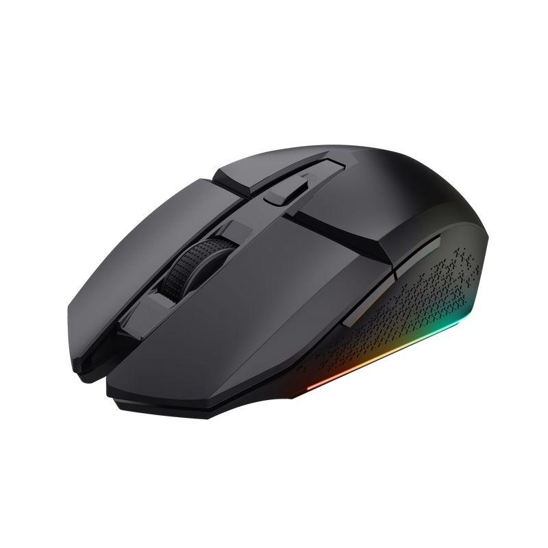 Rato TRUST GXT 110 Felox (Ambidestro - 4800 DPI - Ótico - Preto)