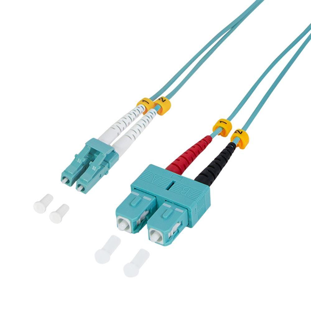 Cabo de Fibra Óptica LOGILINK FP3LS01 (OM3 - LC/SC - 1 m - Azul), miniatura 2