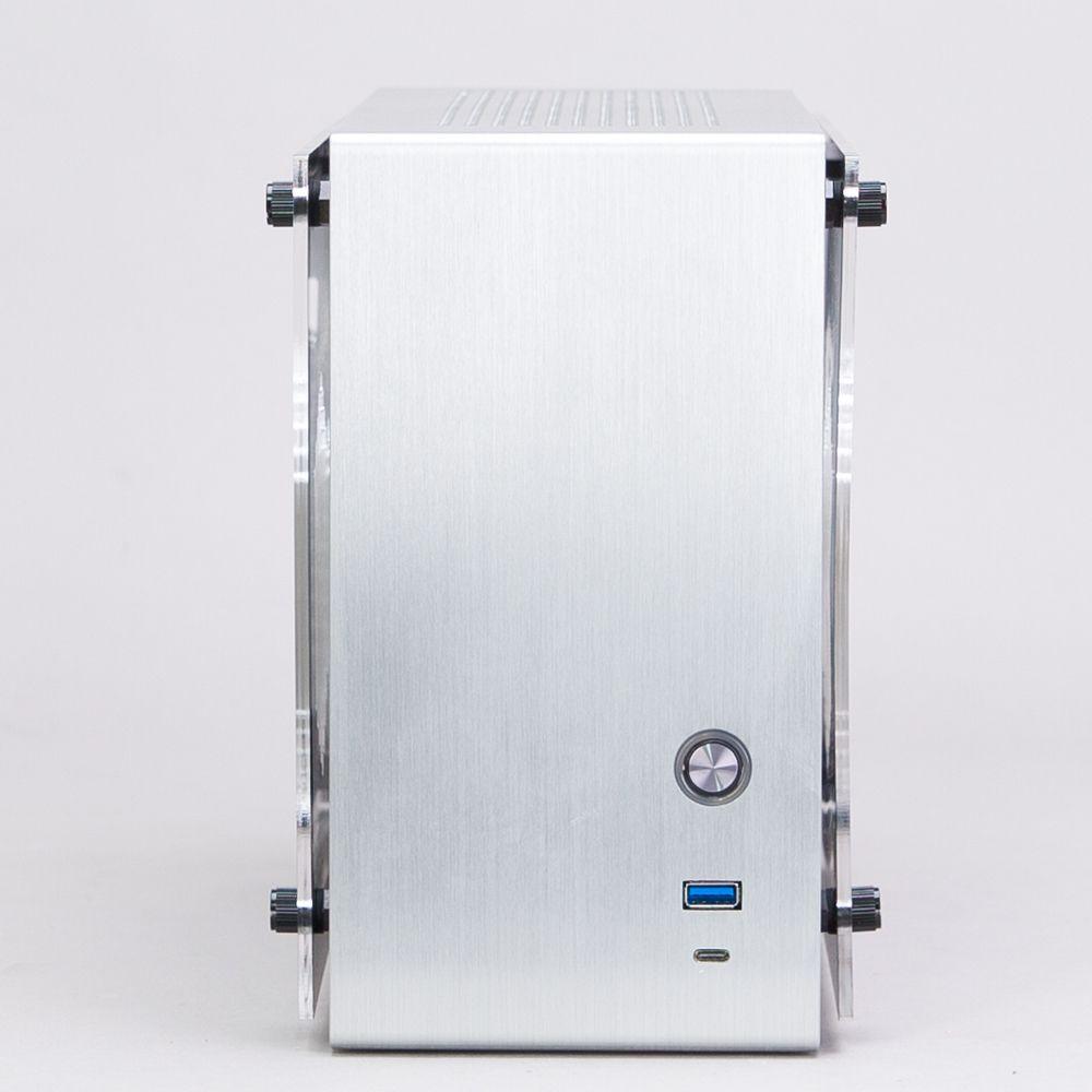 Caixa Mini-ITX ZALMAN M2 Mini (Mini-ITX - SFX - Mini-Torre - Prateado) — miniatura 6