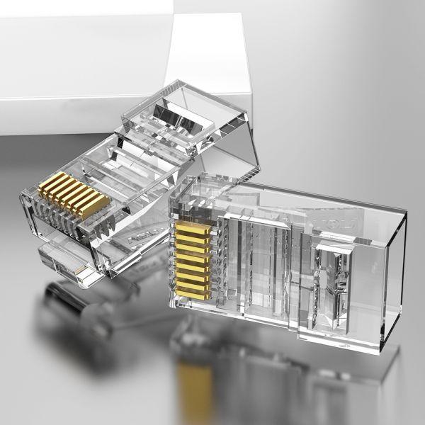 Conector RJ45 VENTION IDBR0-50 (RJ-45 - Transparente) — miniatura 3