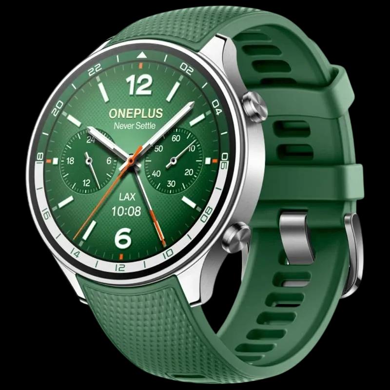 Smartwatch ONEPLUS Watch 2R (Wear OS 4 by Google - Snapdragon W5+ - Verde)