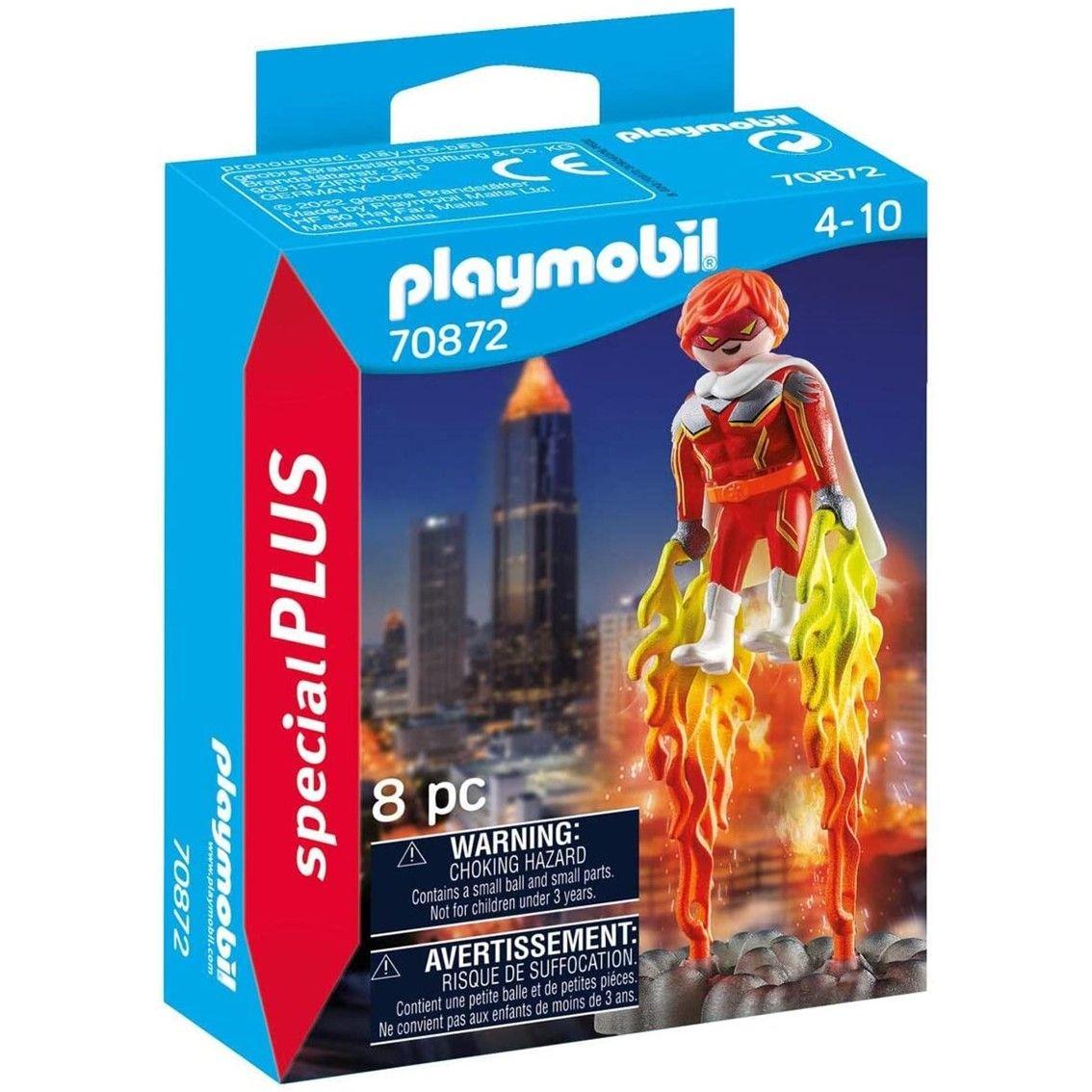 Conjunto de Figuras PLAYMOBIL 70872 Super-heróis (4 anos - Multicor)