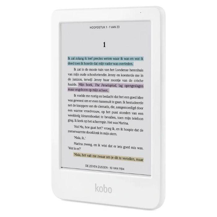 eReader KOBO Clara Colour (6" - 1448 x 1072 píxeis - E Ink Kaleido - Branco) — miniatura 2
