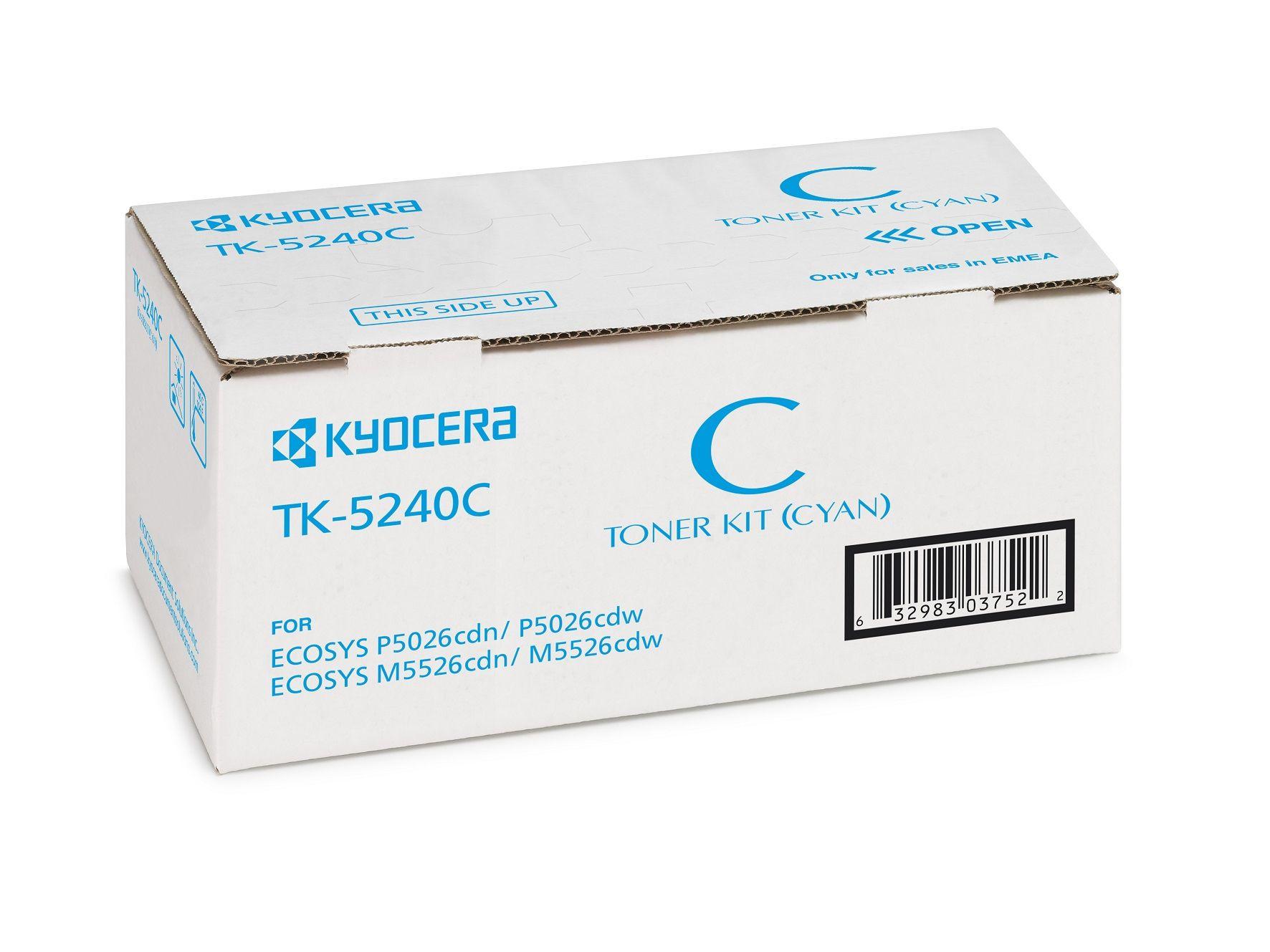 Toner KYOCERA TK-5240C (3000 páginas - Ciano) — miniatura 2