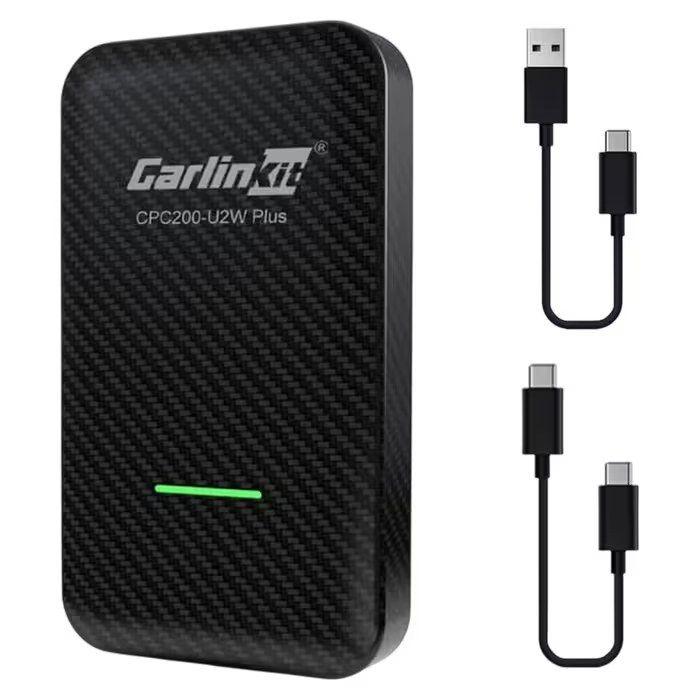 Adaptador Sem Fios Apple CarPlay CARLINKIT U2W Plus (Preto)