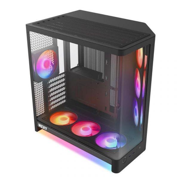 Caixa ATX NZXT H6 RGB+ (Torre Midi - Preto)