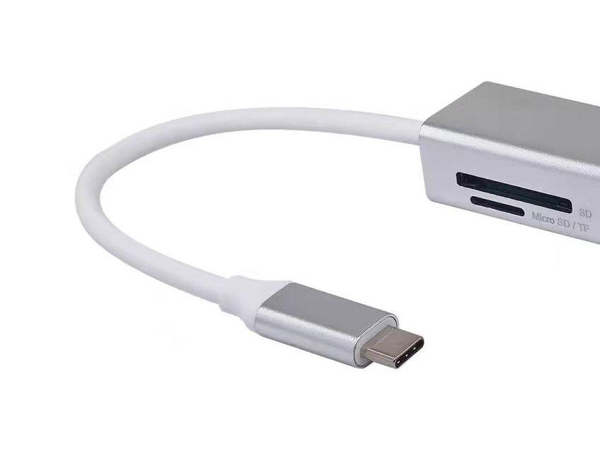 Adaptador USB-C Multiporta EQUIP 133480 (0.15 m - Prateado), miniatura 4