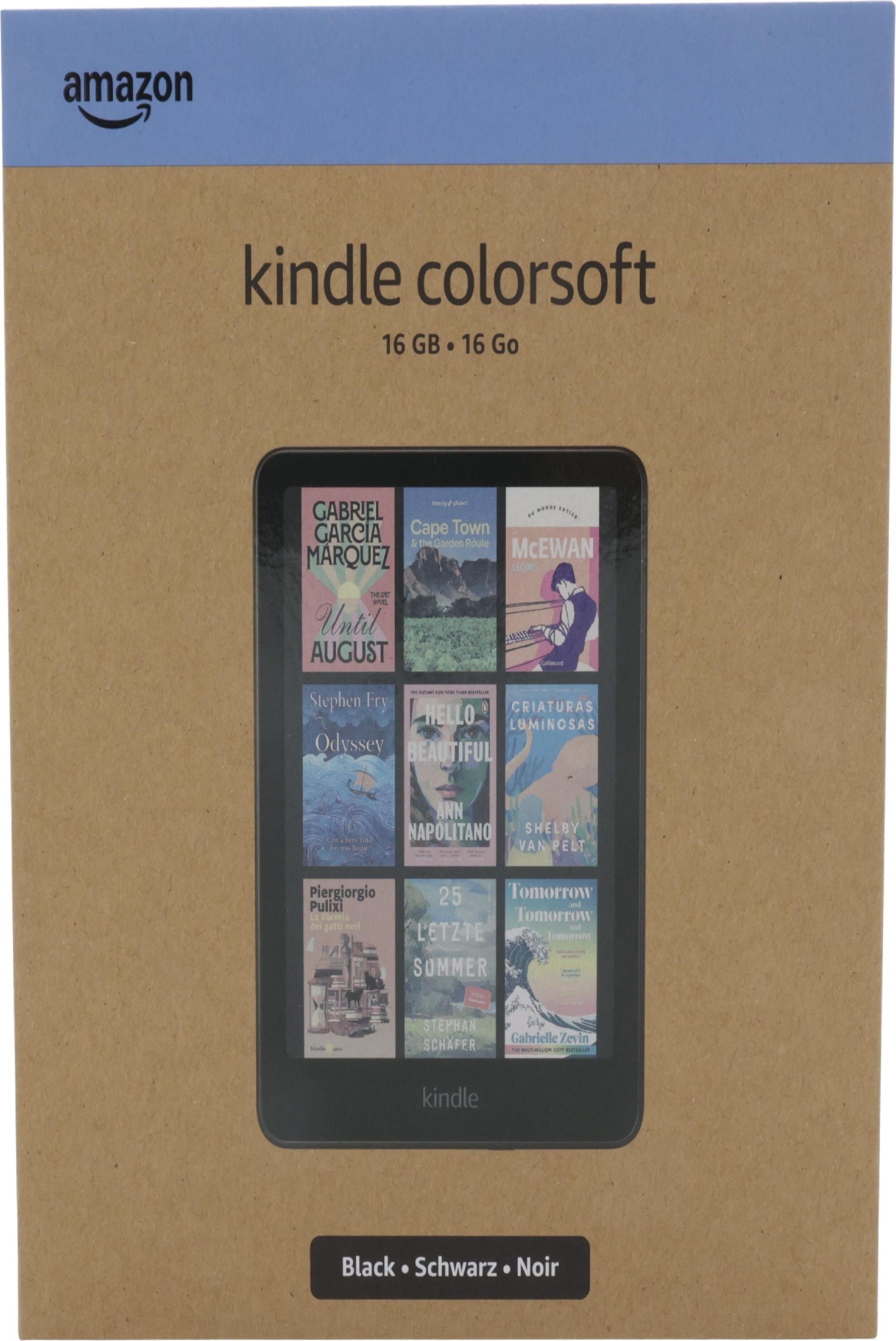 Leitor de Livros Eletrónicos AMAZON Kindle Colorsoft (7" - 16GB - Wi-Fi - Preto)