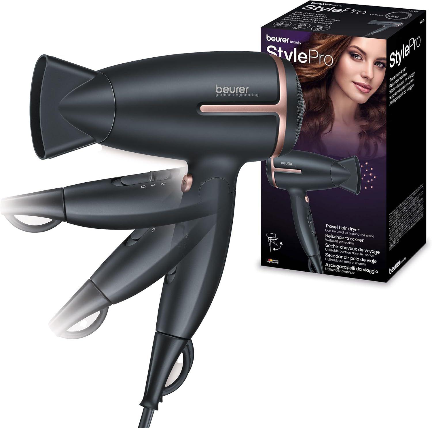 Secador de Cabelo BEURER HC25LE (1600 W - Viagem)