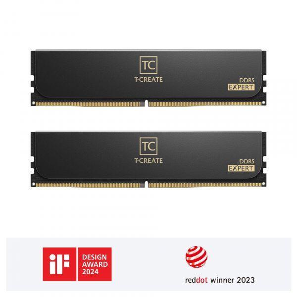 Memória RAM TEAM GROUP T-CREATE EXPERT (32GB - DDR5 6000MHz - CL30 - Preto)
