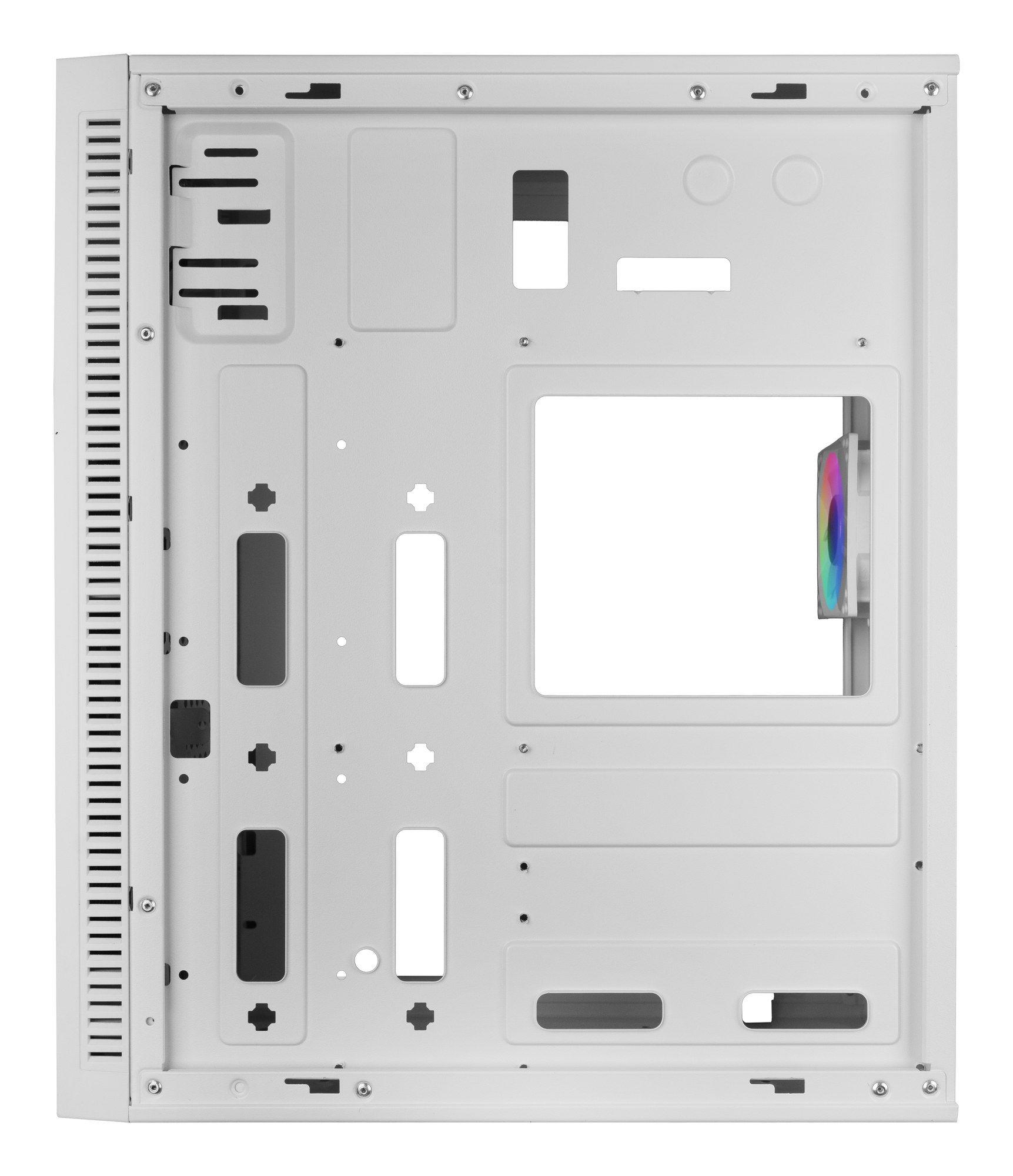 Caixa ATX MARS GAMING MCBLAZEW (ATX, Micro ATX, Mini-ITX - Semitorre - Vidro temperado - Branco) — miniatura 7