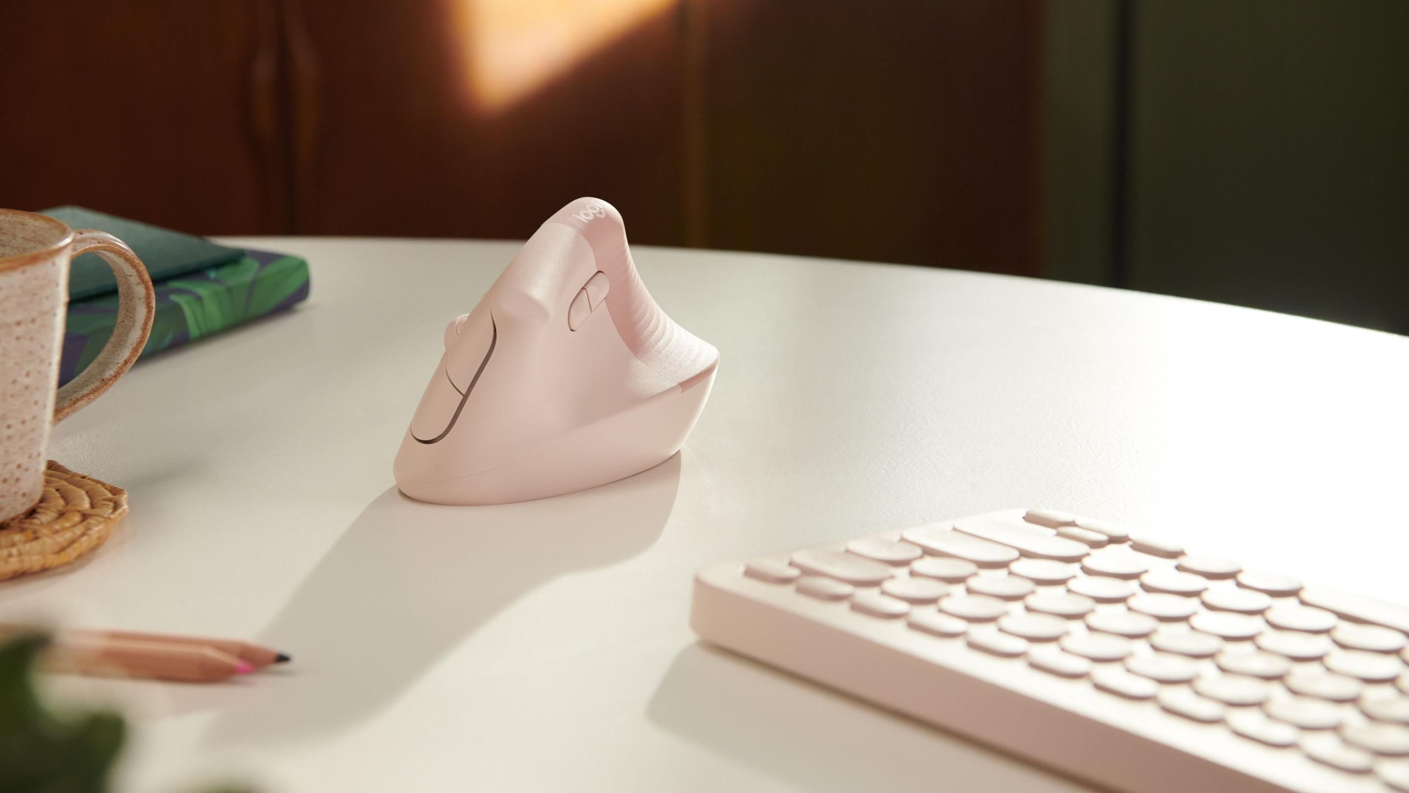 Rato LOGITECH Lift (Mão direita - 4000 DPI - Ótico - Rosa) — miniatura 9