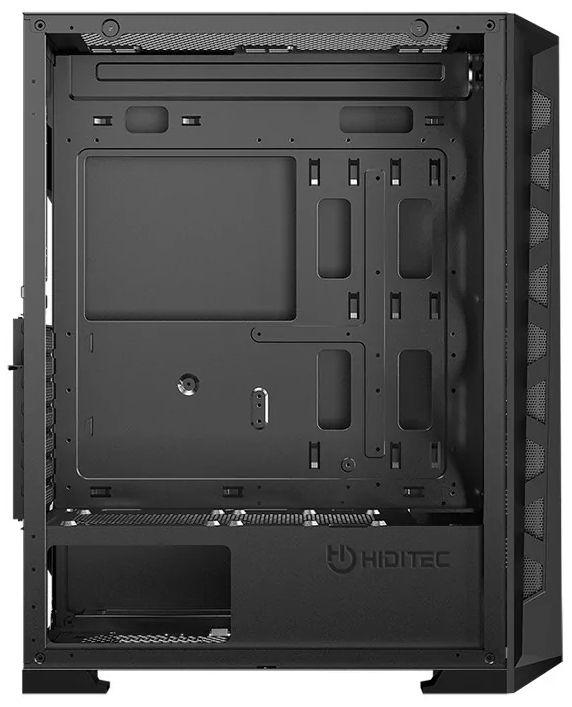 Caixa PC Gaming HIDITEC MH12 (ATX, E-ATX, ITX, Micro-ATX - Tower - 16 cm - Preto) — miniatura 4