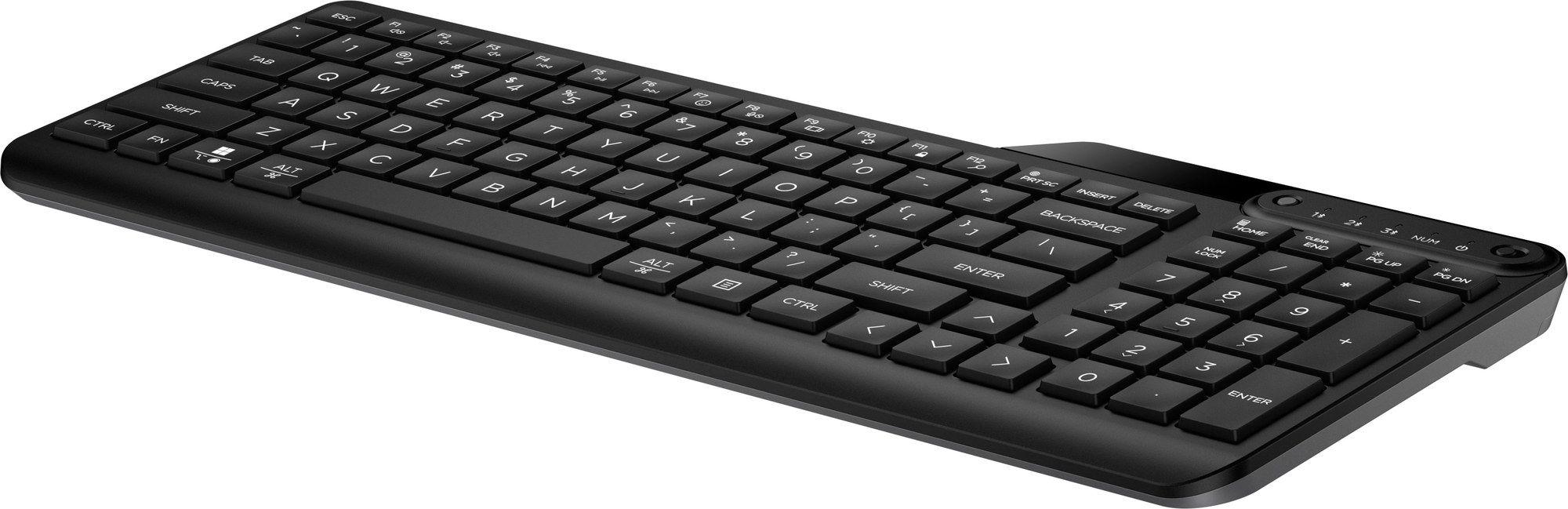 Teclado HP 460 Multidispositivo (Plunger key switch - Tamanho completo - Bluetooth - Preto) — miniatura 6
