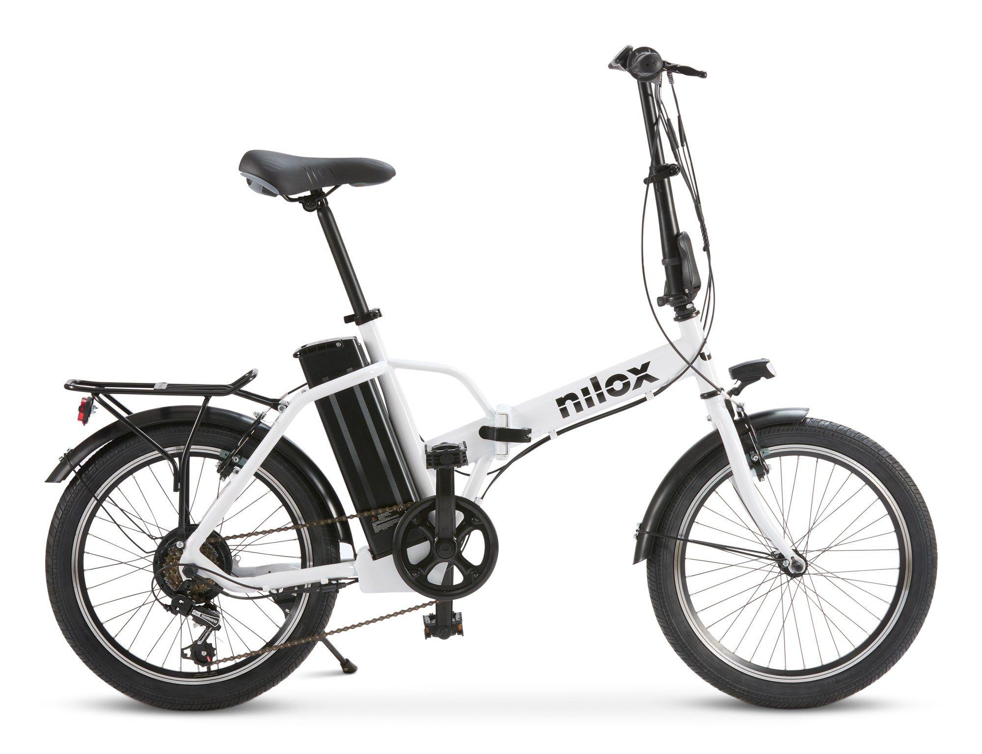 Bicicleta Elétrica NILOX J1 PRO (Aço - Branco) — miniatura 3