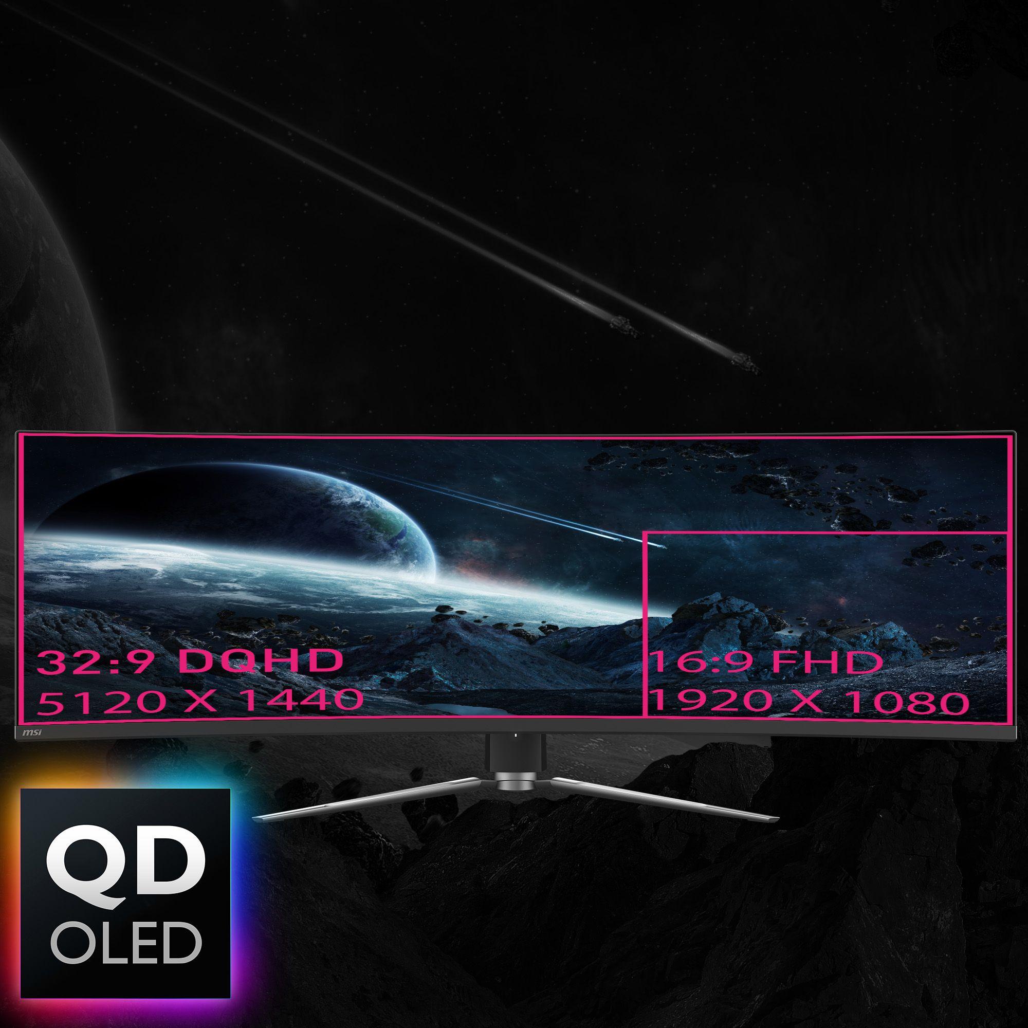 Monitor MSI MPG 491CQPDE QD-OLED (49" - QD-OLED - 144 Hz - Preto) — miniatura 7