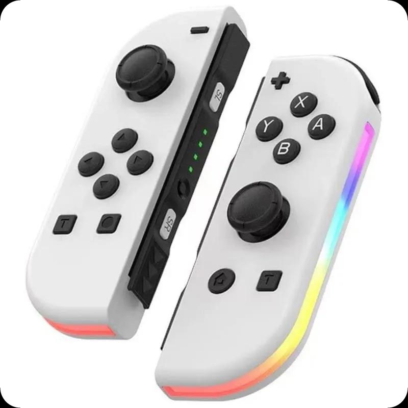 Comando POWERGAMING J-C Set (Nintendo Switch - Branco)
