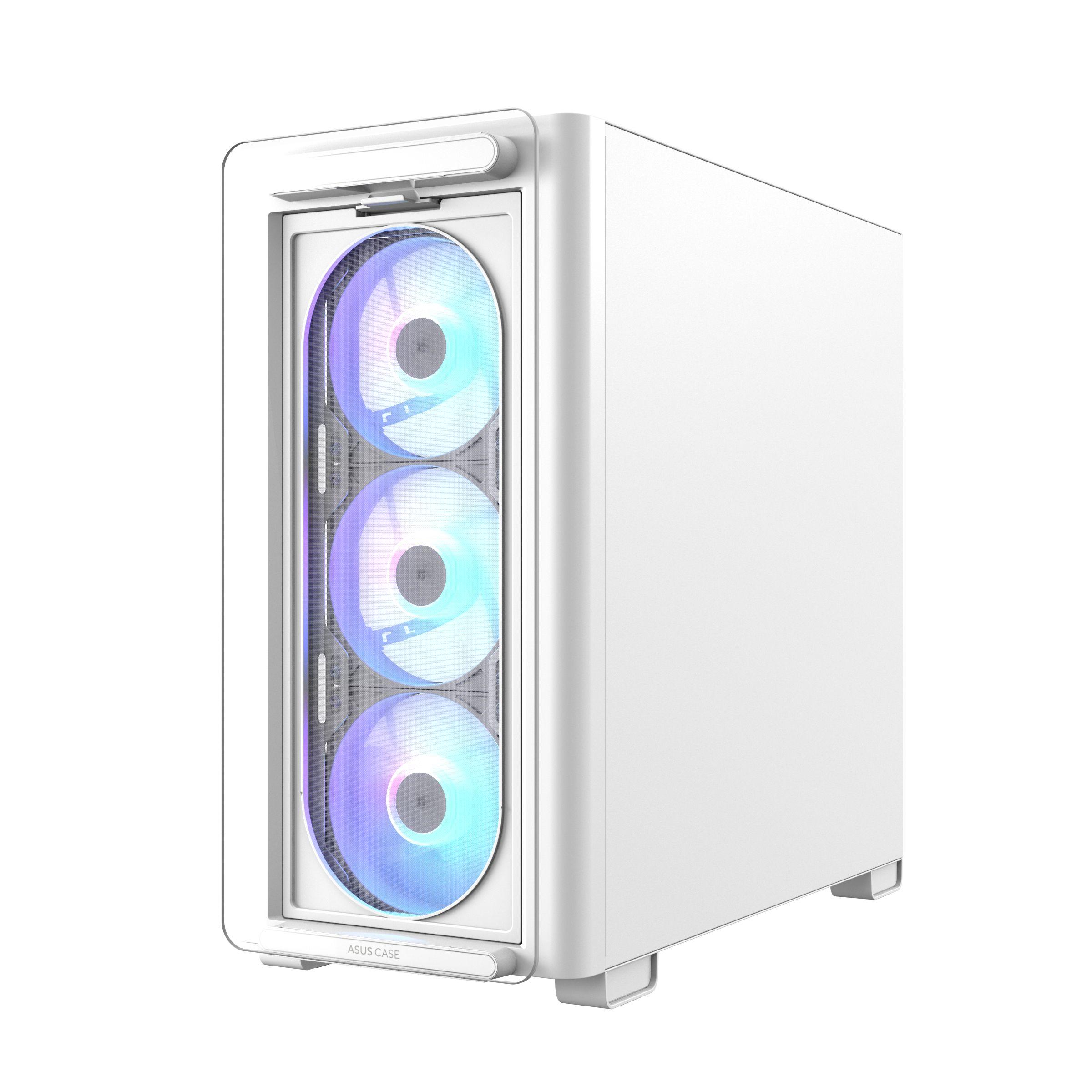 Caixa PC ASUS A23 PLUS (micro ATX, Mini-ITX - Micro Tower - micro-ATX, Mini-ITX - Branco) — miniatura 8