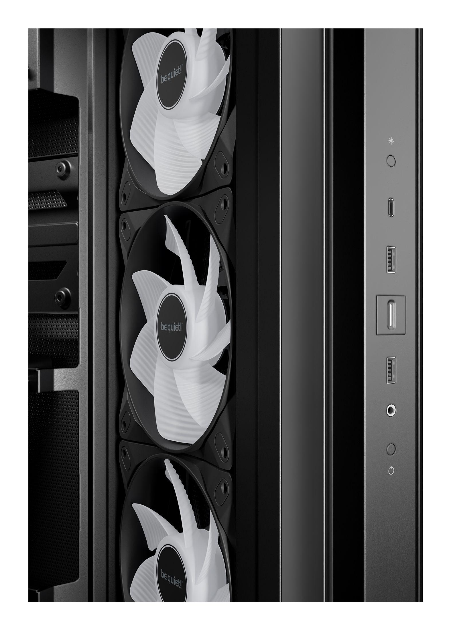 Caixa PC BE QUIET! Light Base 500 LX (ATX, micro ATX, Mini-ITX - ATX, PS2 - Torre Média - Preto) — miniatura 5