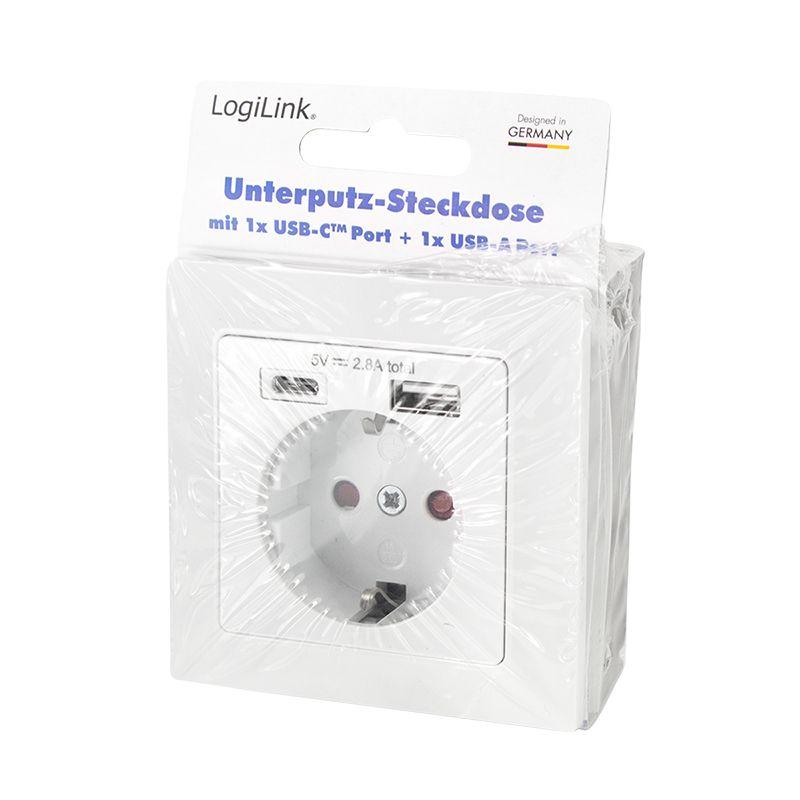 Tomada de Parede de Encastre LOGILINK PA0262 (Branco), miniatura 8