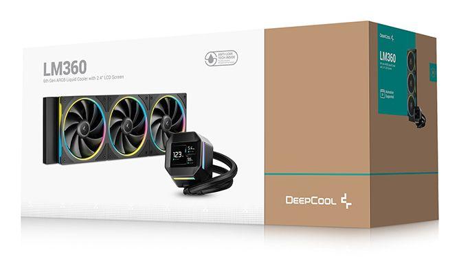 Kit de Refrigeração Líquida DEEPCOOL LM360 (12 cm - 3 ventoinhas - 2400 RPM - Preto) — miniatura 6