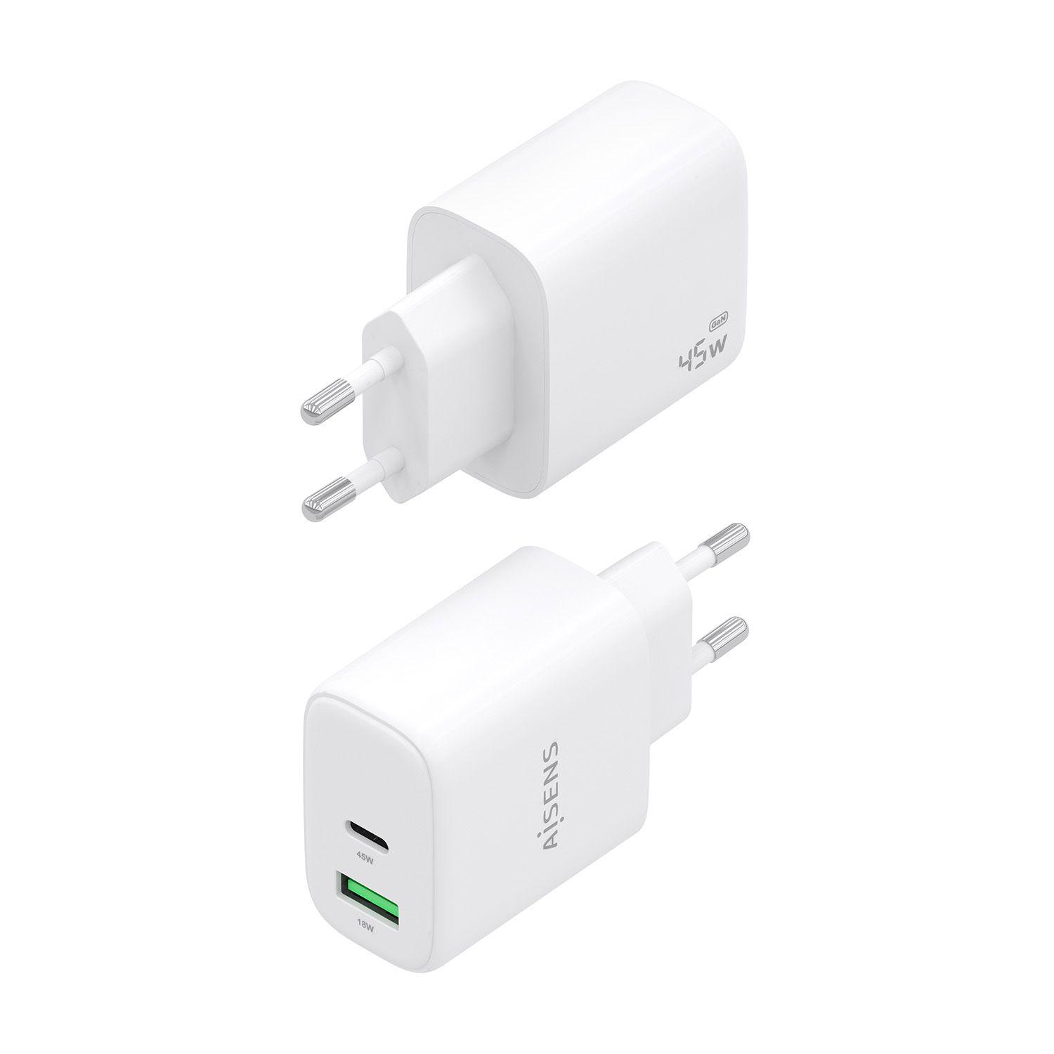 Carregador de Parede AISENS A110-0971 (45 W - Branco) — miniatura 3