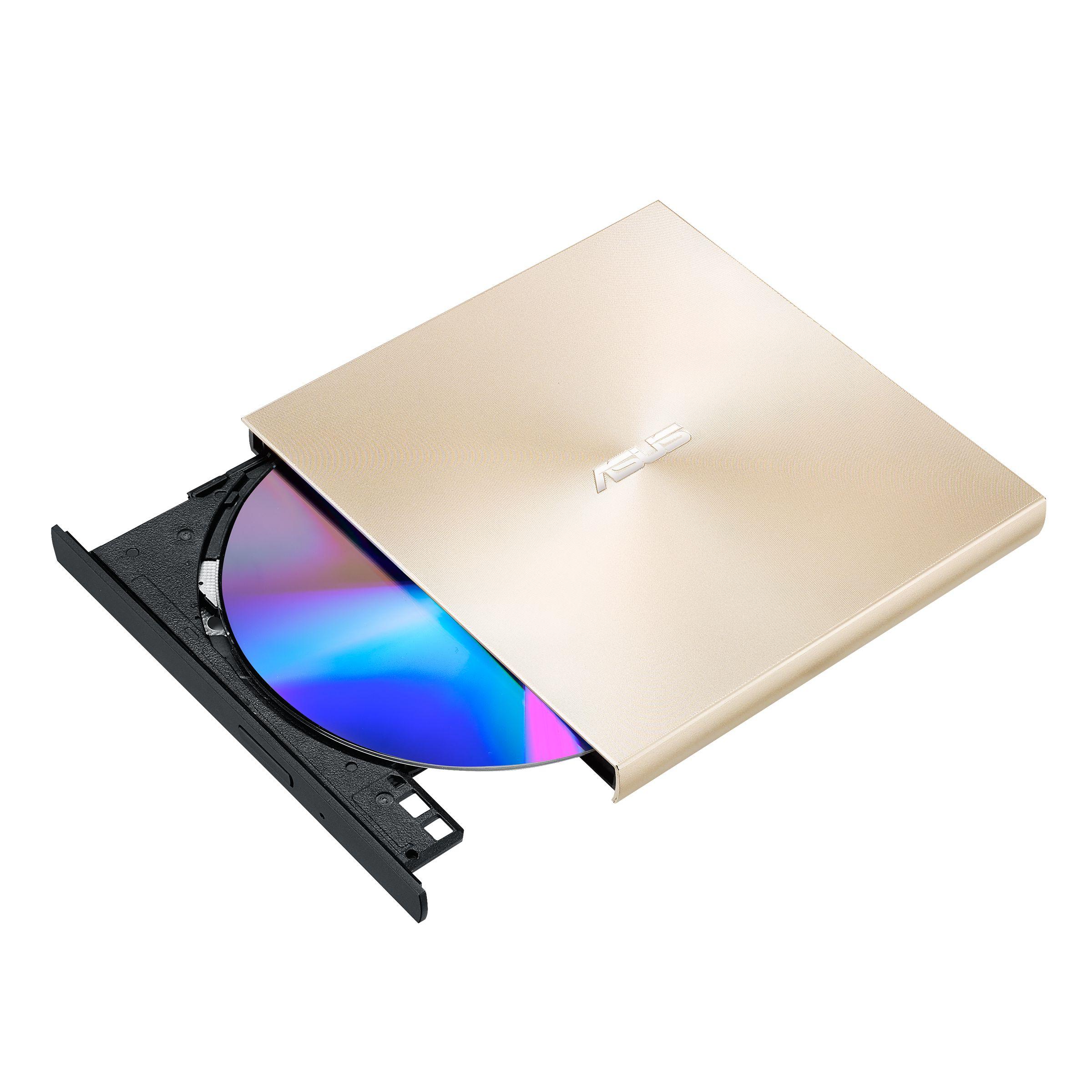 Gravador DVD Externo ASUS SDRW-08U8M-U ZenDrive U8M (Externo - Dourado)