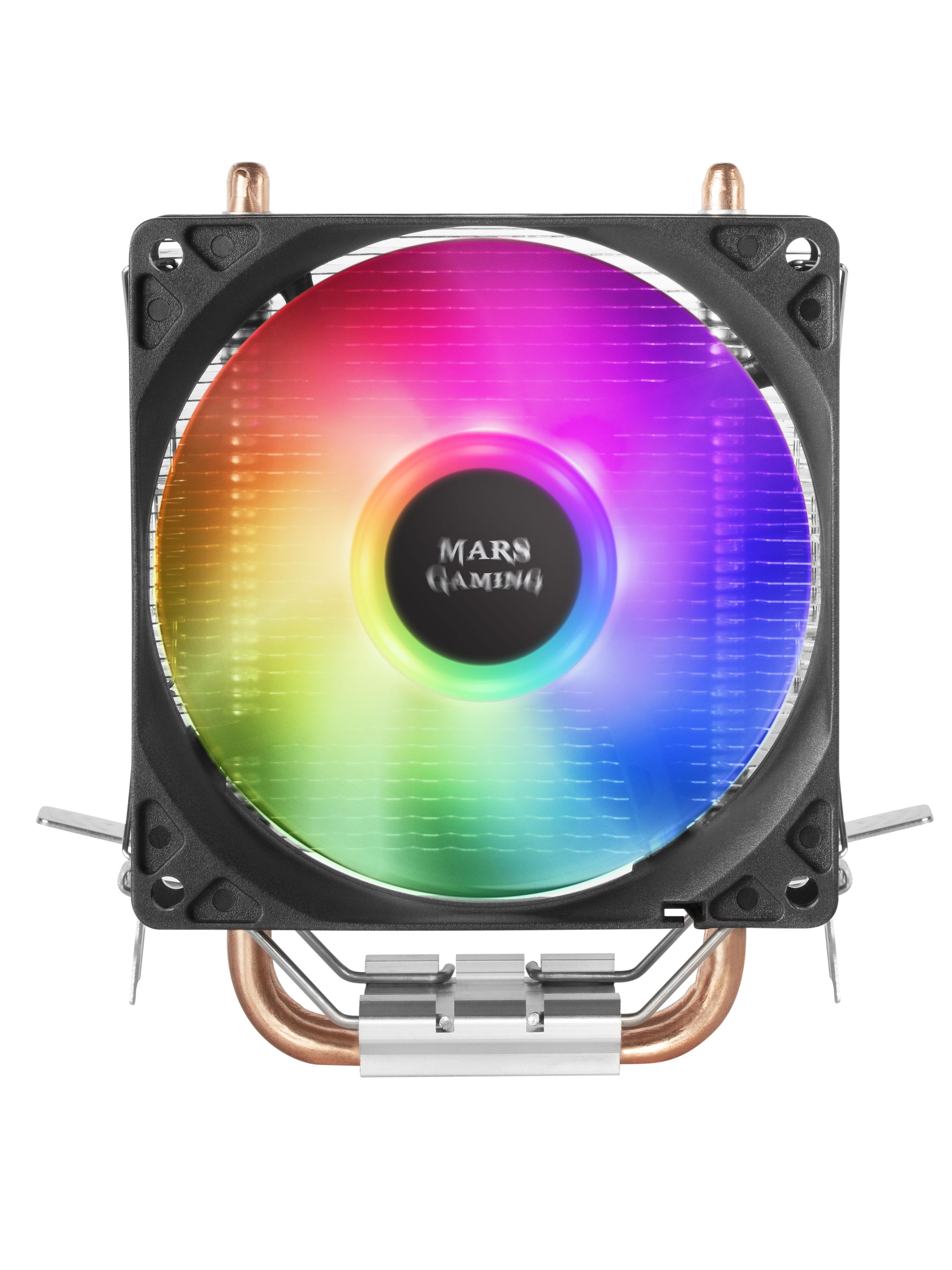 Cooler CPU MARS GAMING MCPUARGB (90 mm - 1 ventoinha - 2200 RPM - Preto), miniatura 2
