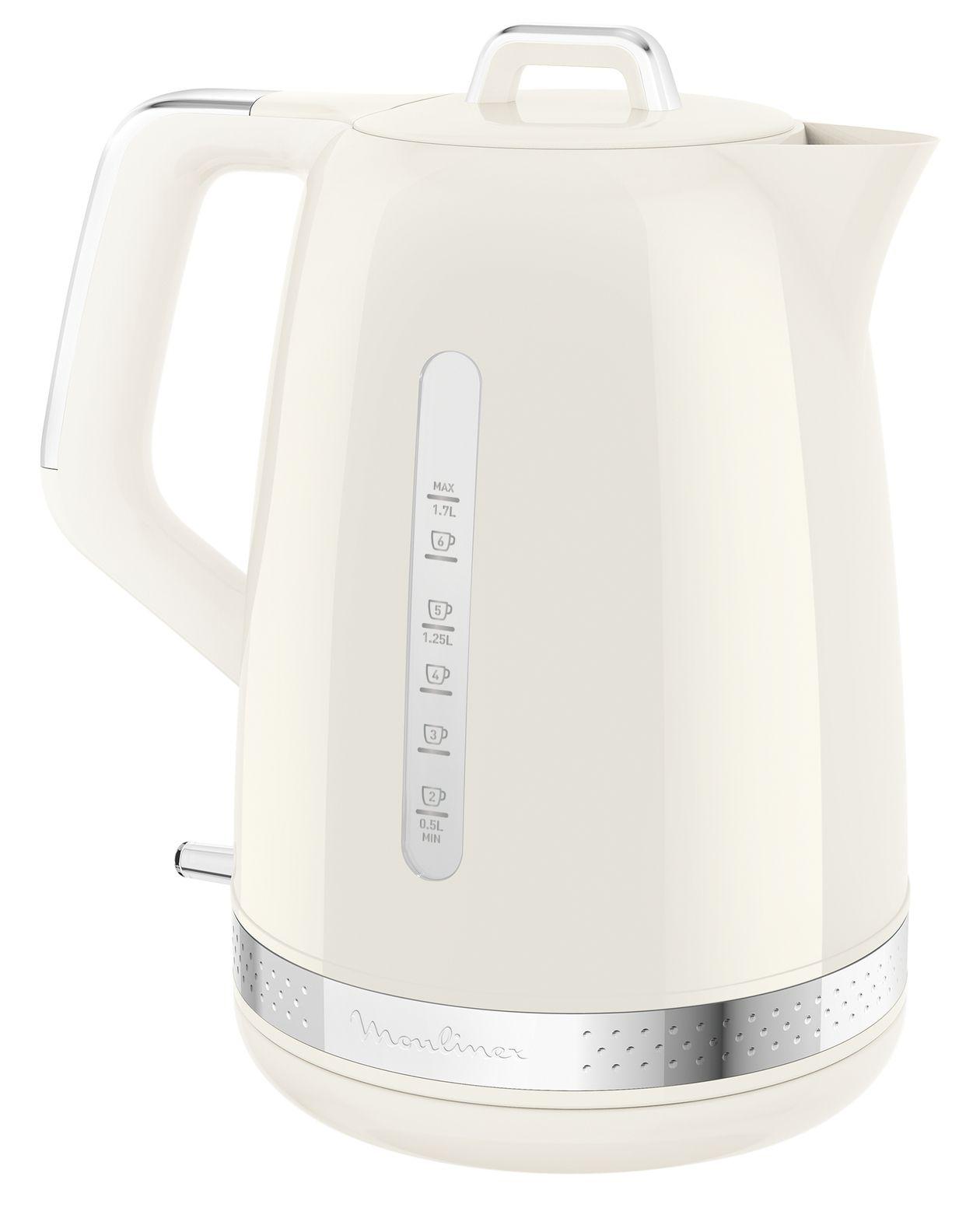 Jarro Elétrico MOULINEX BY320A (2400 W - 1,7 l - Plástico - Marfim)