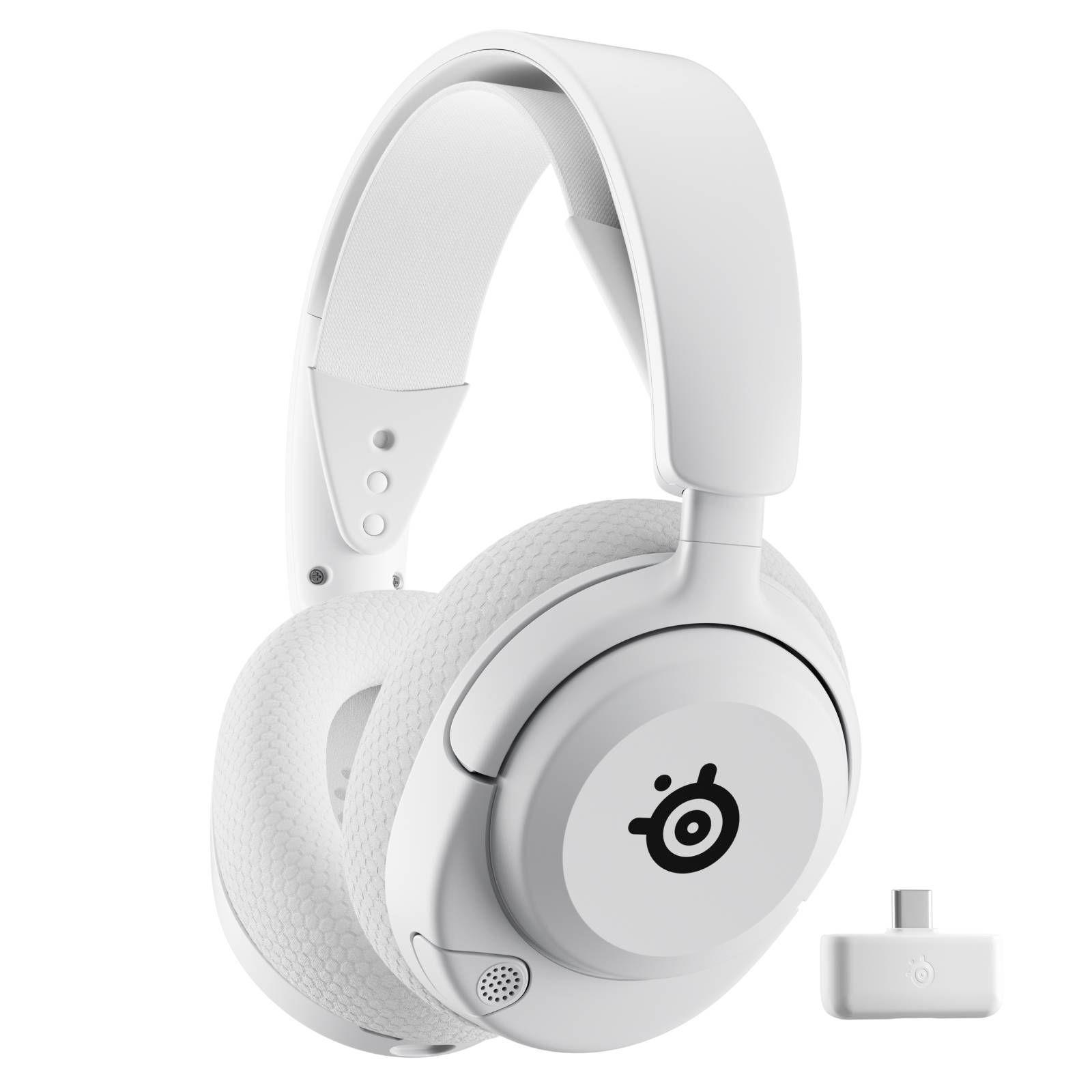 Headset Gaming STEELSERIES Arctis Nova 5 Wireless (Binaural - Sem fios - Supra-aural - Branco) — miniatura 2