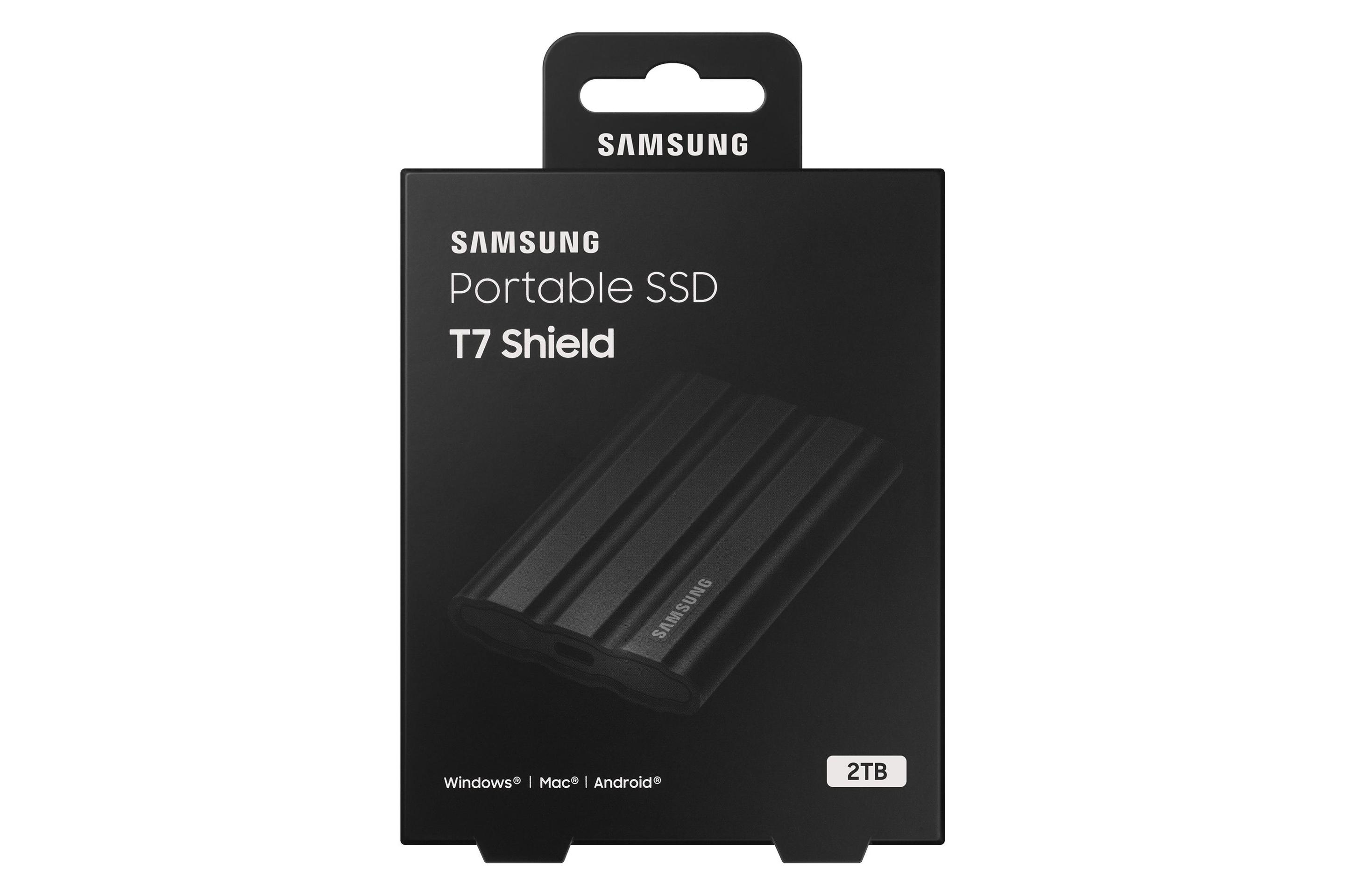 SSD SAMSUNG T7 Shield (2 TB - 2.5" - USB 3.2 - Preto), miniatura 6