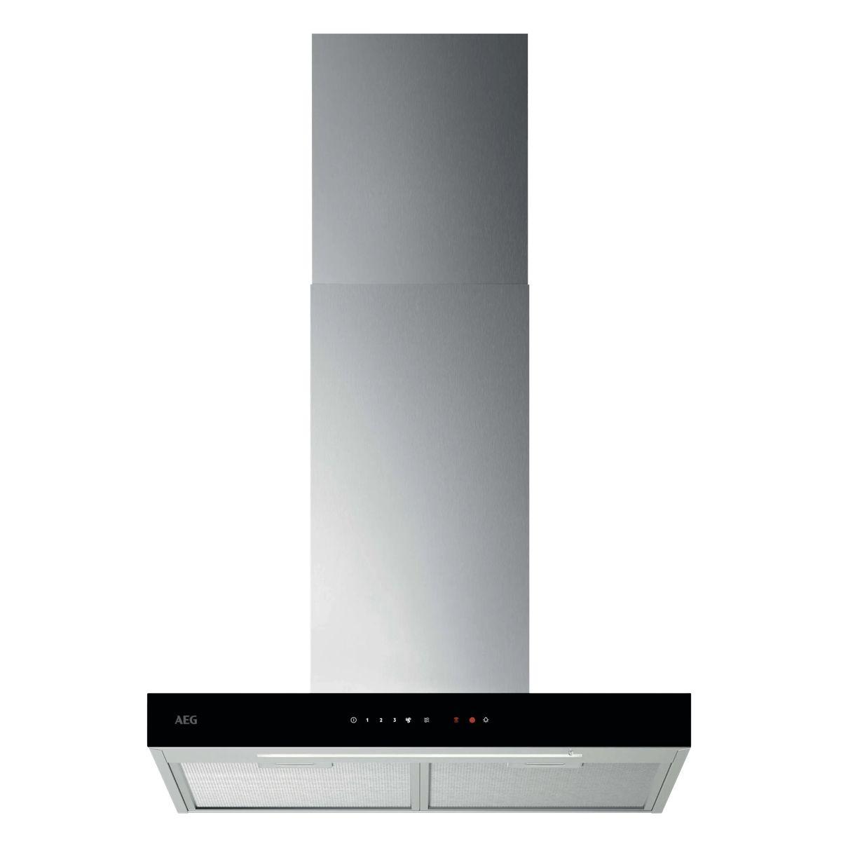 Exaustor de Chaminé de Parede AEG GB67D61HL (Altura 118 cm - 60 cm - 118 cm - Preto e Inox)