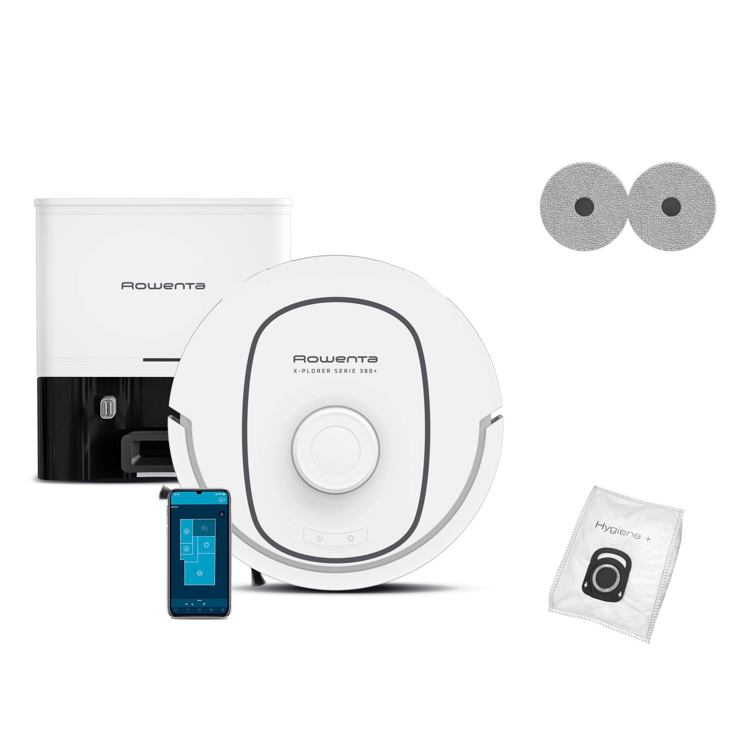 Robot Aspirador ROWENTA X-Plorer 380+ (4 kPa - Smart iTech Laser 360 - 0,22 l - Branco), miniatura 2