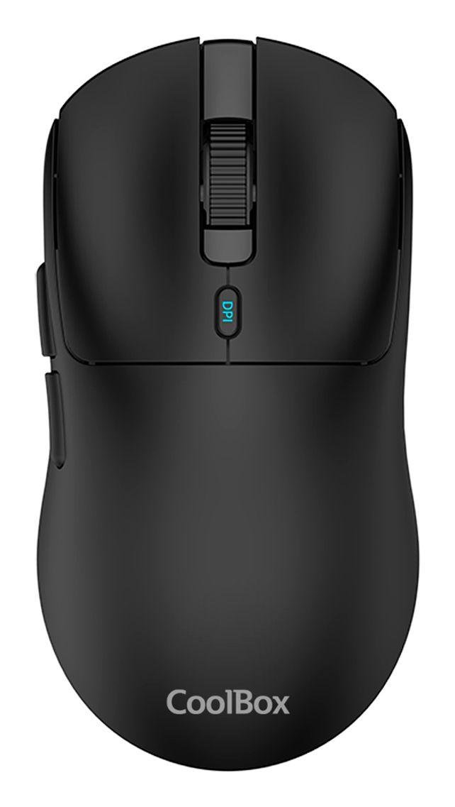 Rato COOLBOX W03 (Mão direita - 10000 DPI - Ótico - Preto)