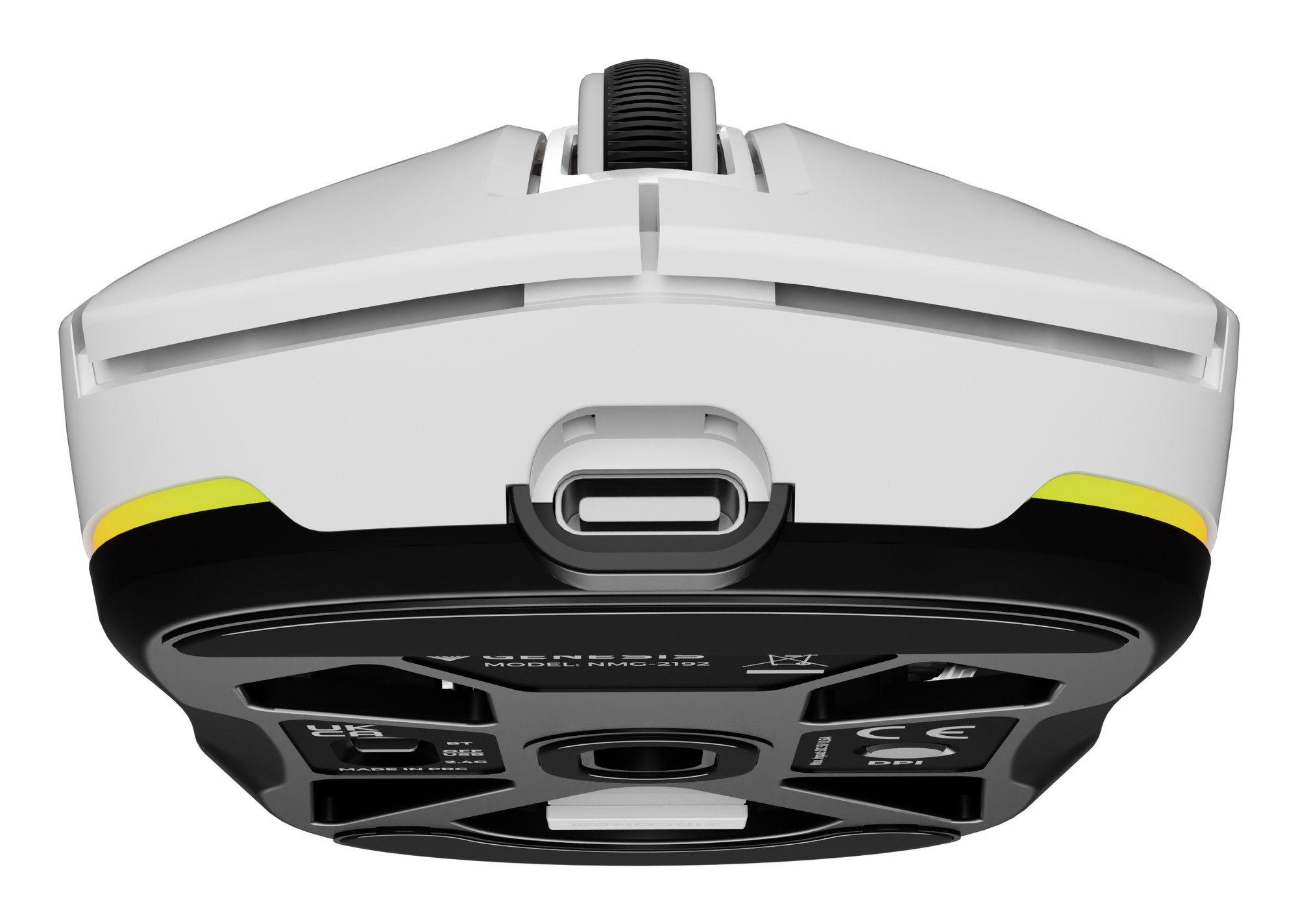 Rato GENESIS Zircon 660 (Mão direita - 12000 DPI - Ótico - Branco) — miniatura 13