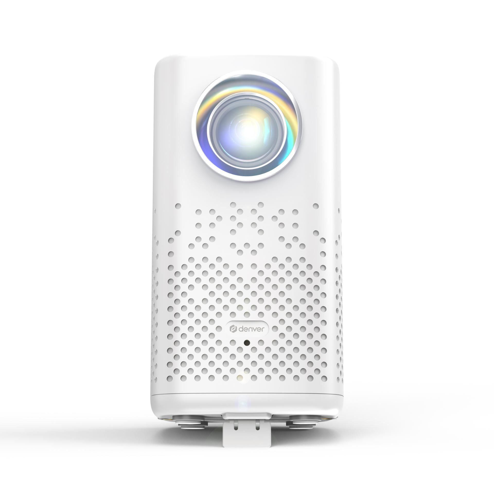 Mini Projetor DENVER PR-4700 (1143-4572 mm - 150 ANSI lumens - Lâmpada - Branco)