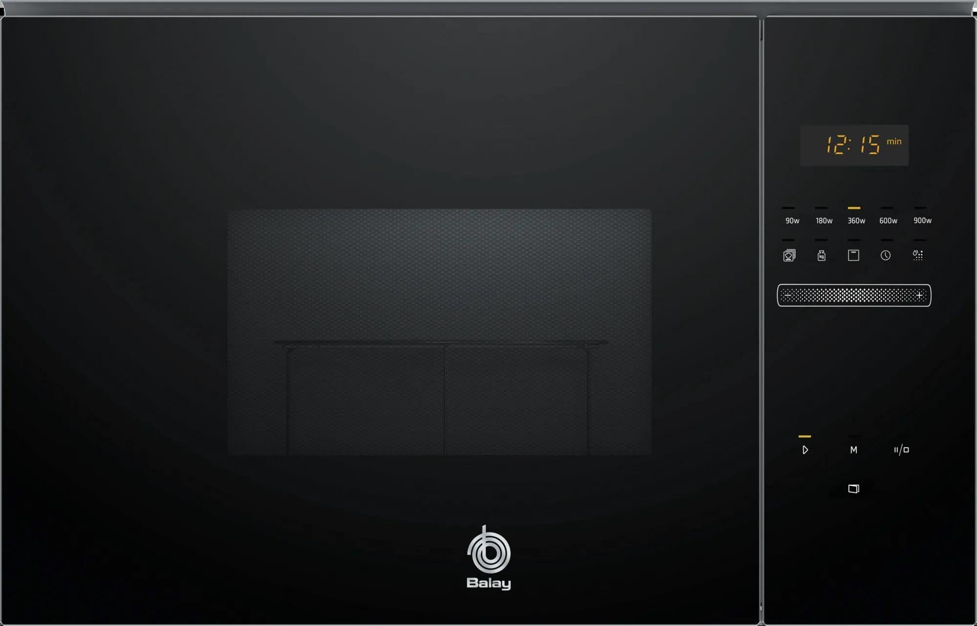 Micro-ondas com Grill de Encastre BALAY 3CG5175N2 (900 W - 1200 W - 25 L - Preto)