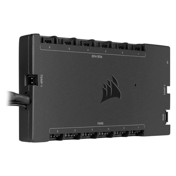 Controlador de Ventoinhas e Iluminação CORSAIR iCUE Commander CORE XT (Preto), miniatura 2