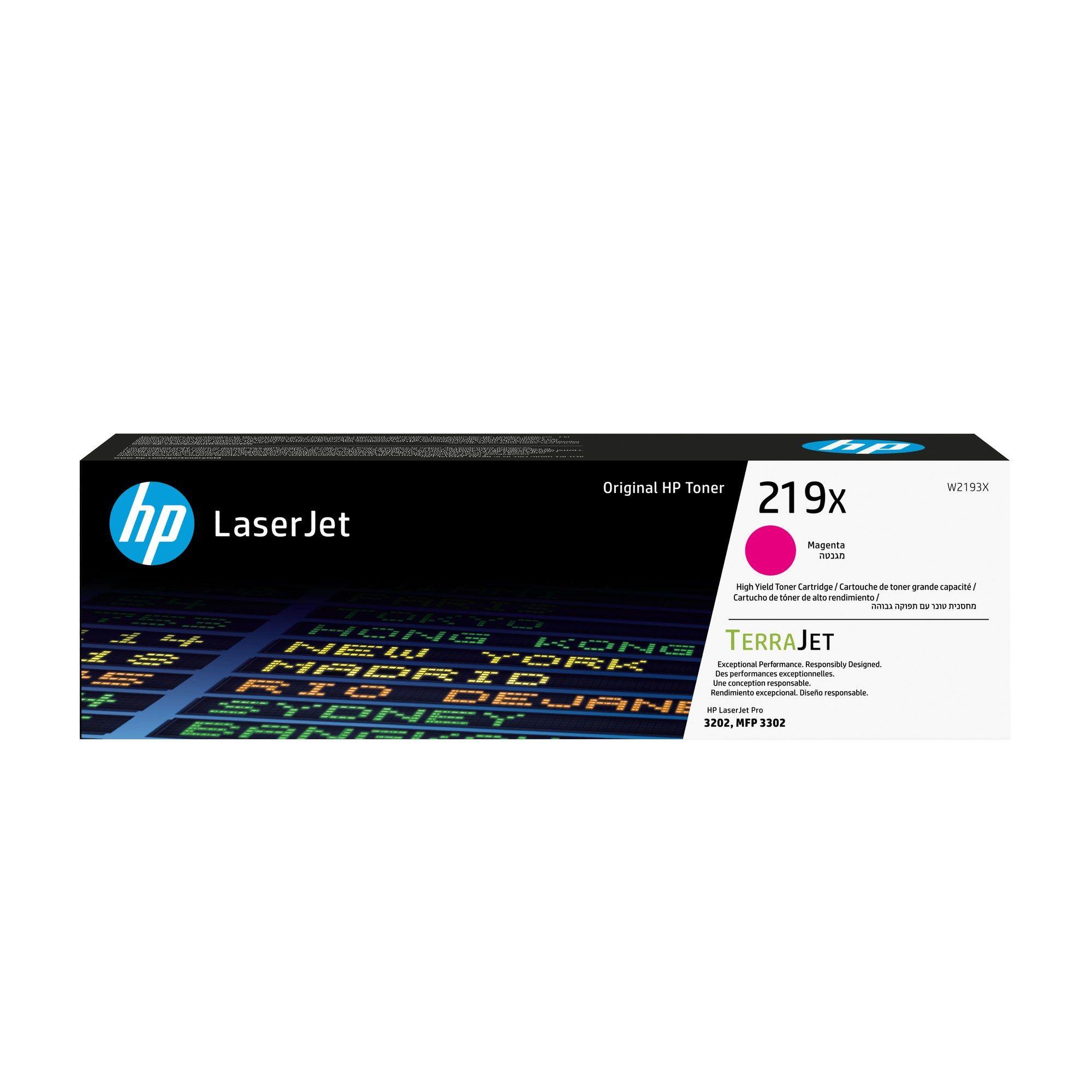 Toner HP W2193X (0 páginas - Magenta)