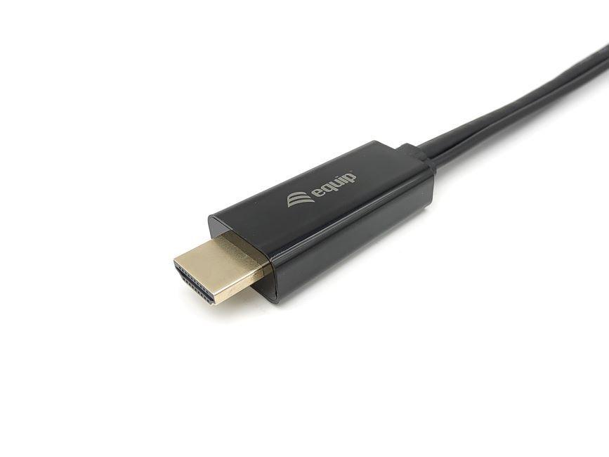 Adaptador DisplayPort para HDMI EQUIP 119039 (0,15 m - HDMI Type A - Preto), miniatura 3