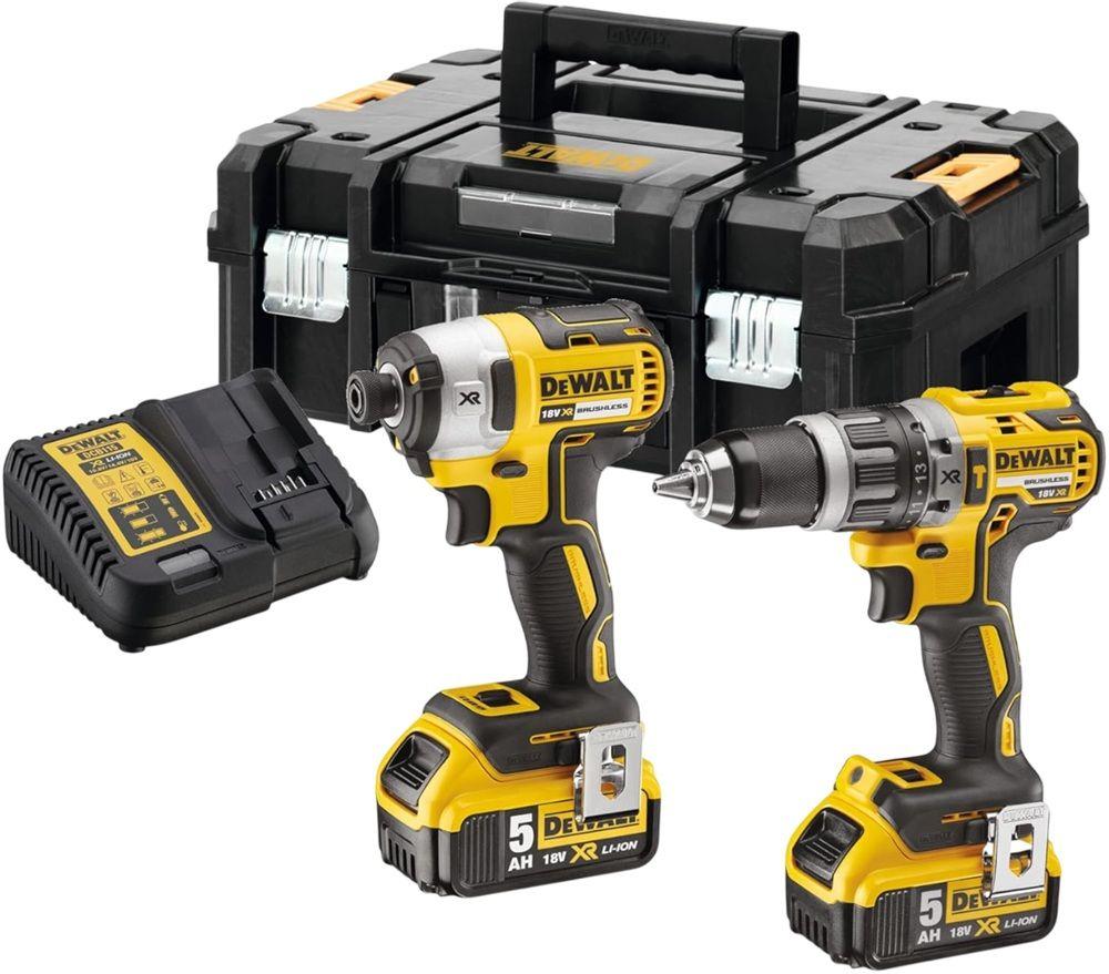 Kit de Berbequim Aparafusador e Aparafusadora de Impacto DEWALT DCK266P2T-QW (Prateado) — miniatura 3