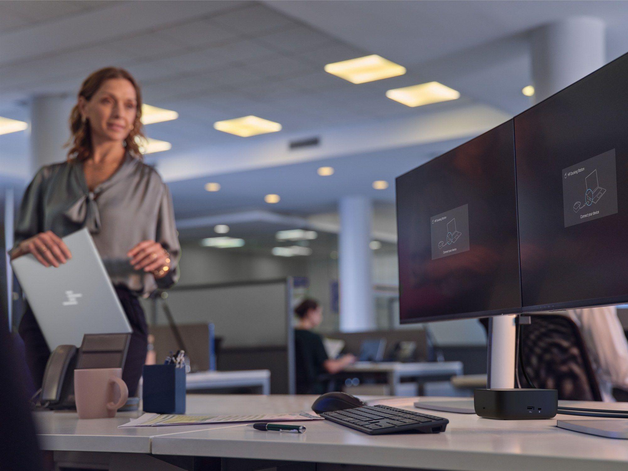 Estação de Ancoragem HP USB-C 100W G6 Dock (1 m - Preto), miniatura 5