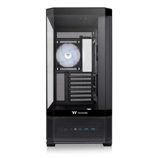 Caixa PC THERMALTAKE View 370 TG ARGB (ATX, EATX, Micro-ATX, Mini-ITX - PS2 - 2.5" - Preto) — miniatura 3