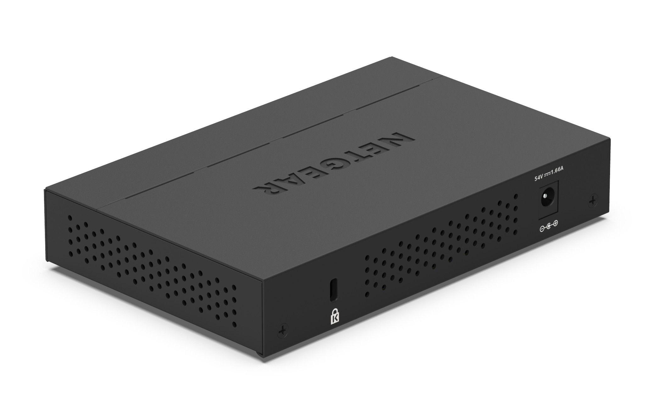 Switch NETGEAR GS305PP (Gigabit Ethernet - 128 MB - 10 Gbit/s - Preto)