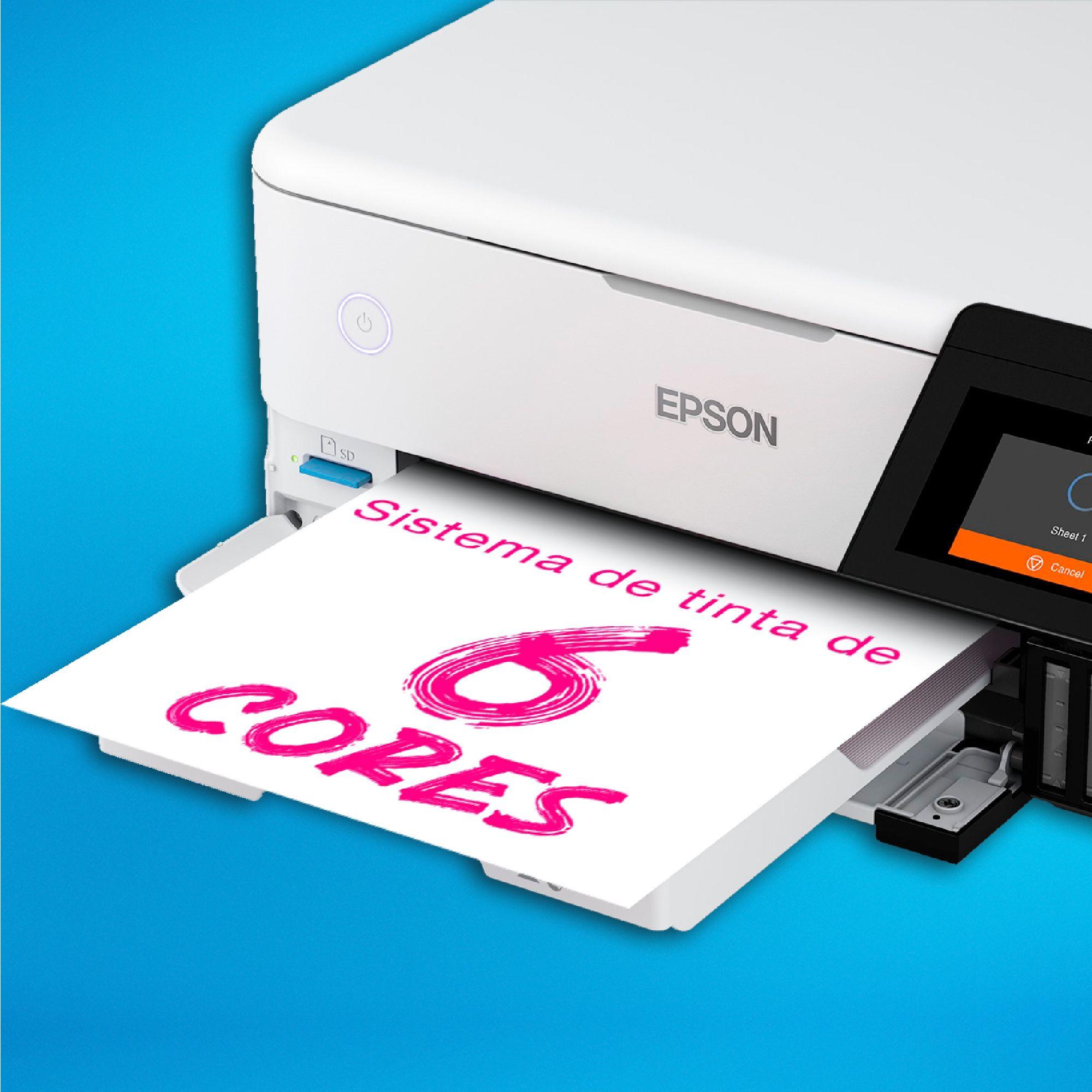 Impressora Multifunções EPSON EcoTank ET-8500 (A4 - Impressão a cores - Com Fios - Branco), miniatura 8