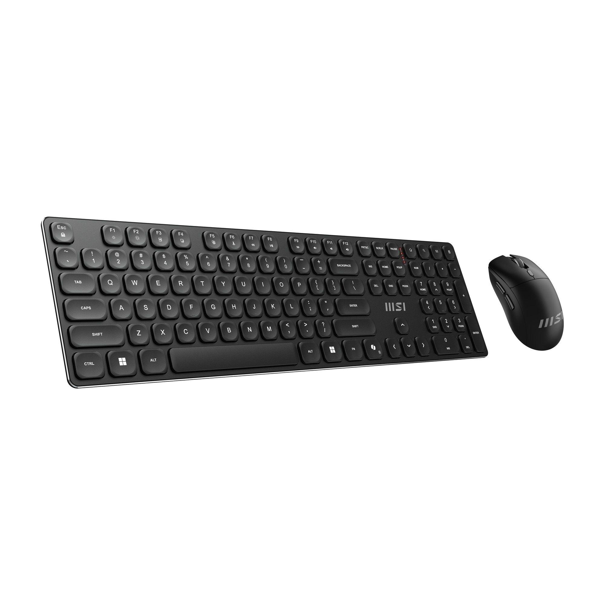 Conjunto Teclado e Rato MSI FORGE K210 W COMBO US (Inglês - Mecânico - Tamanho completo - Preto), miniatura 2
