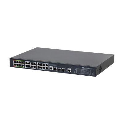 Switch Gerido DAHUA DH-LR2226-24ET-360-V2 (Gigabit Ethernet - 0,34 MB - 8,8 Gbit/s - Preto), miniatura 2