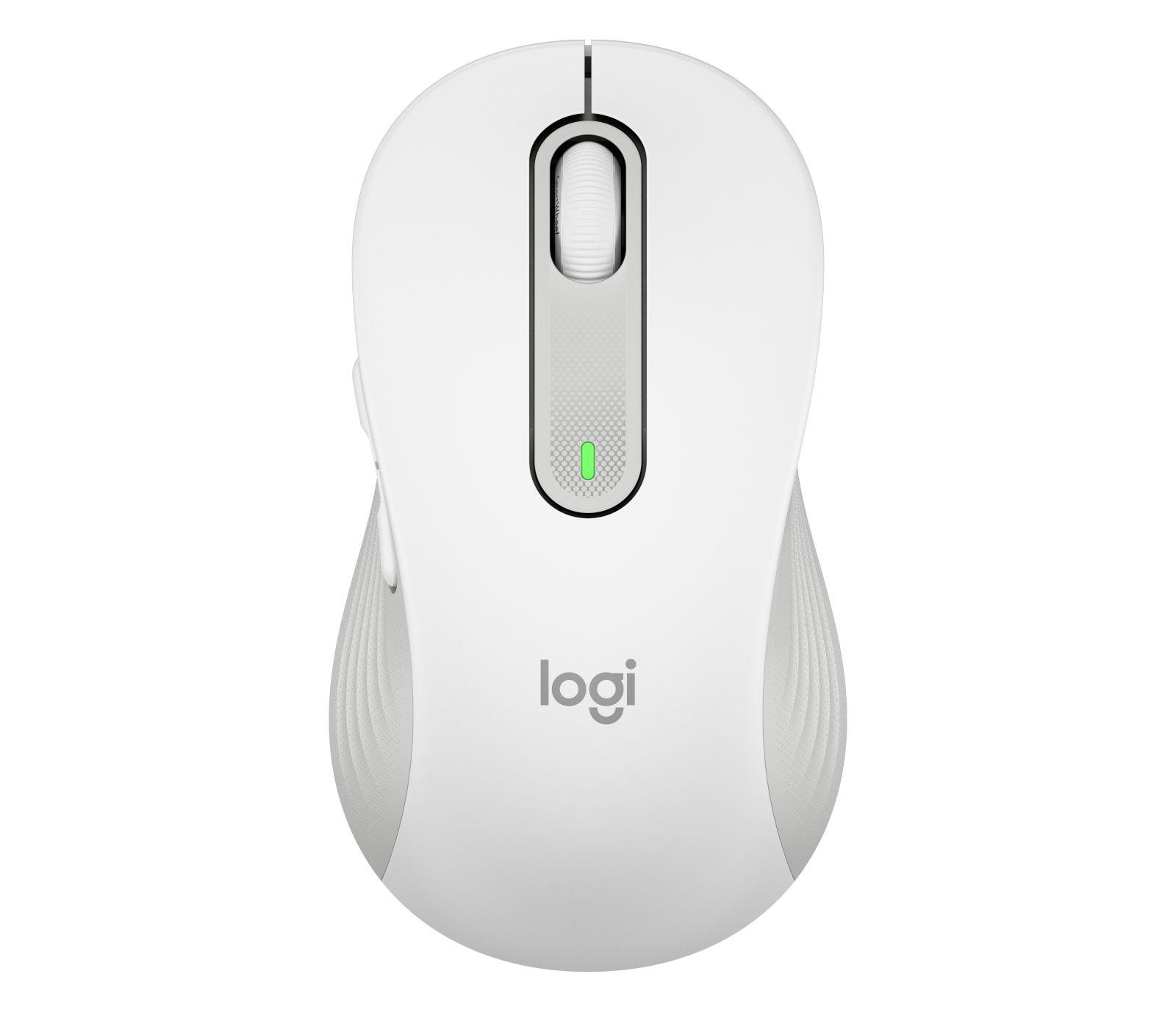 Rato LOGITECH Signature M650 L for Business (Mão direita - 4000 DPI - Ótico - Branco)