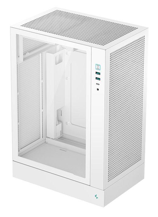 Caixa PC DEEPCOOL CH170 PLUS WH (micro ATX, Mini-ITX - ATX, PS2, SFX, SFX-L - Torre média - Branco)
